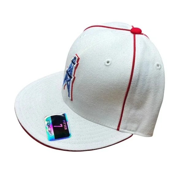 Vintage‎ Houston Oilers NFL Red Hat Reebok Unisex Size 7 Football Cap - Picture 3 of 9